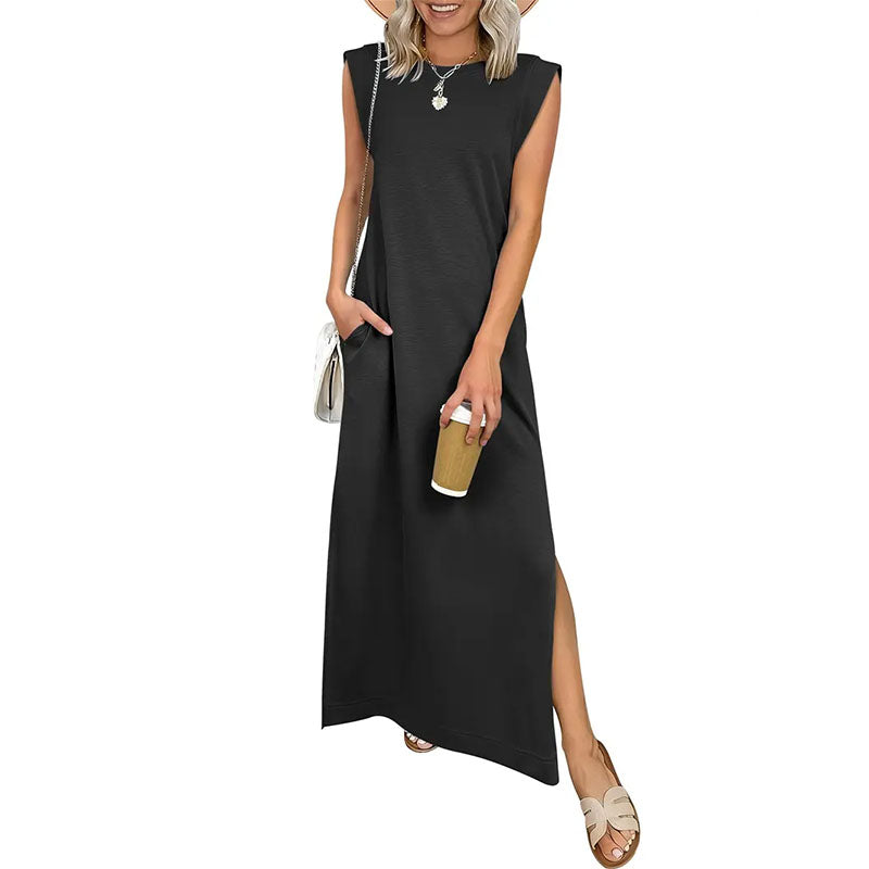 Liora Women's Maxi Dress – Comfortable Flowing Silhouette 0