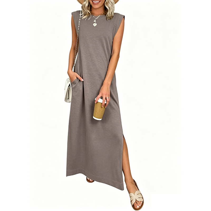 Liora Women's Maxi Dress – Comfortable Flowing Silhouette 11