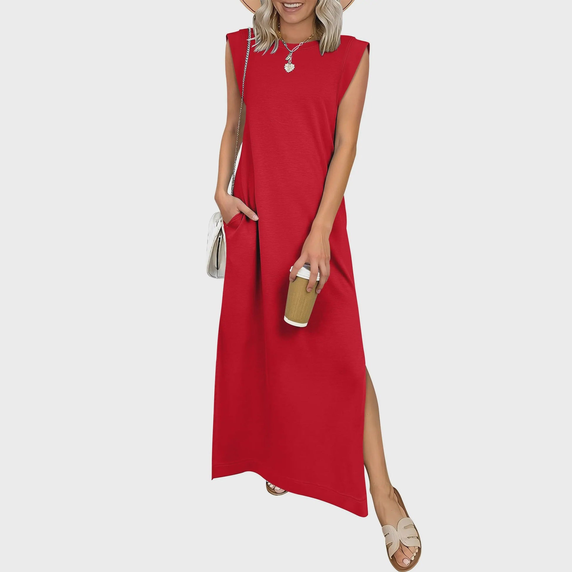 Liora Women's Maxi Dress – Comfortable Flowing Silhouette 13