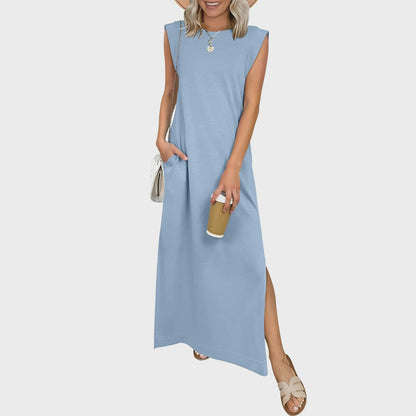 Liora Women's Maxi Dress – Comfortable Flowing Silhouette 16