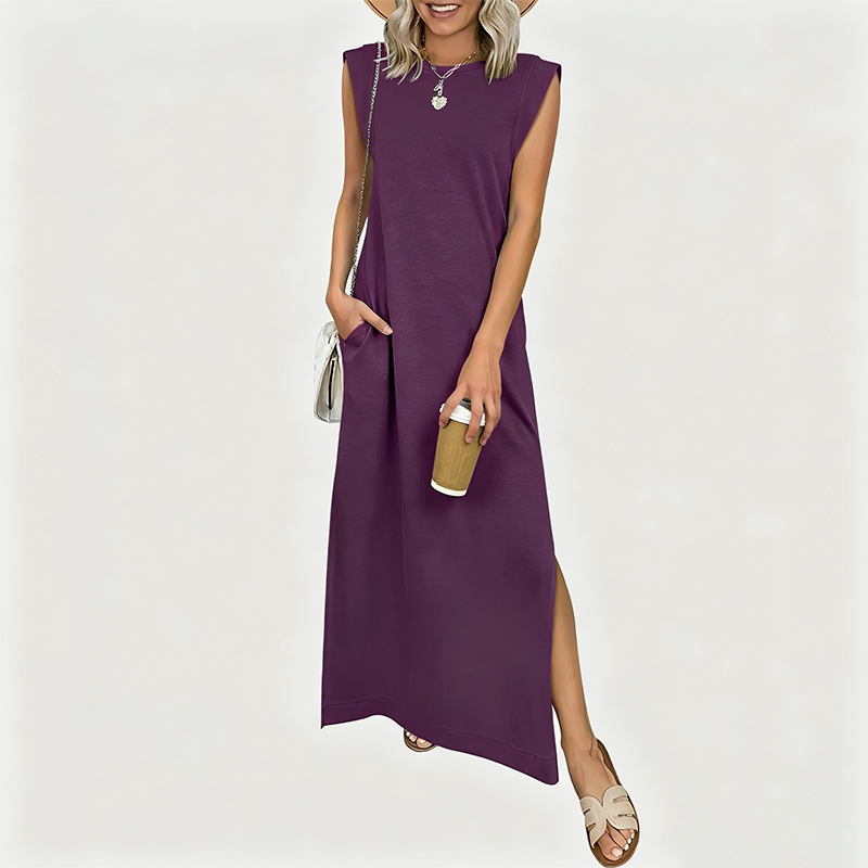 Liora Women's Maxi Dress – Comfortable Flowing Silhouette 18