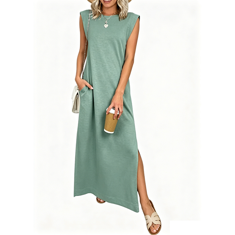 Liora Women's Maxi Dress – Comfortable Flowing Silhouette 9