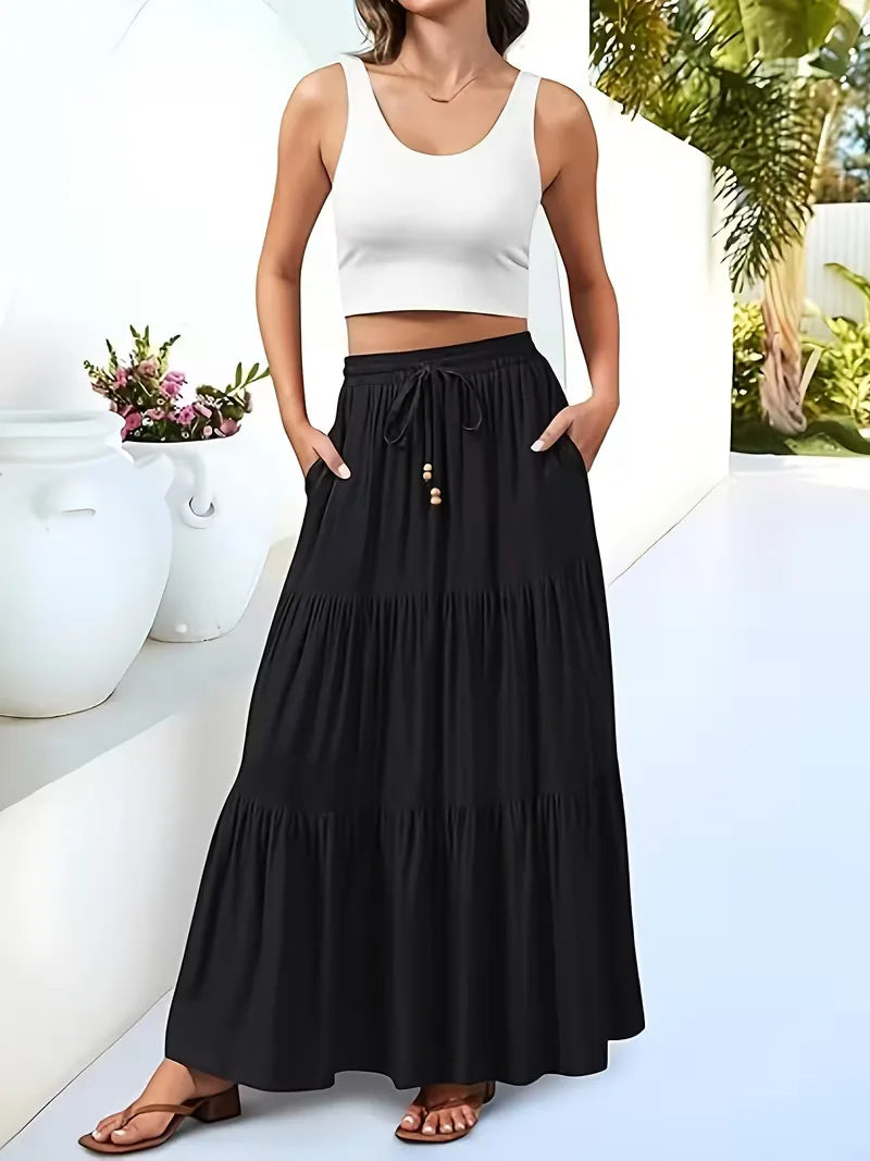 Liora Women's Maxi Skirt – Flowy Design for Effortless Summer Style 3