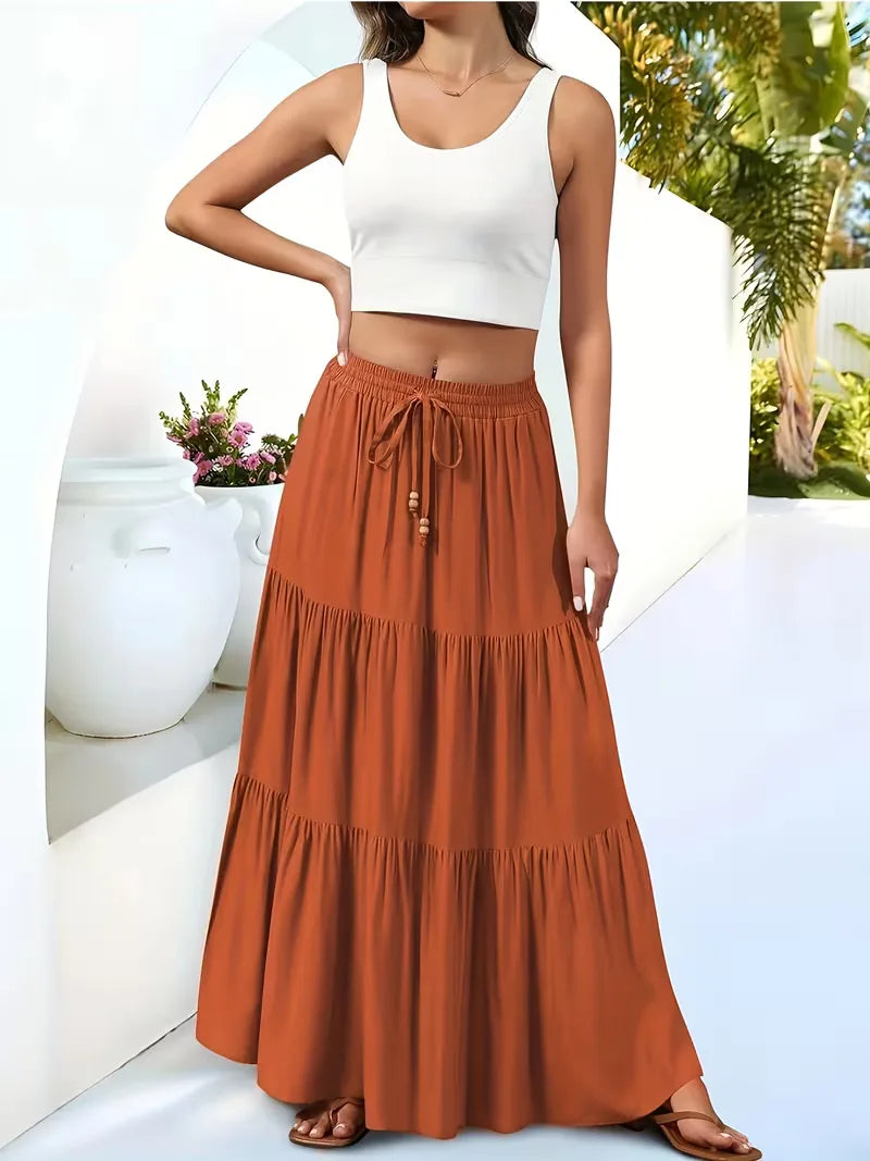 Liora Women's Maxi Skirt – Flowy Design for Effortless Summer Style 4