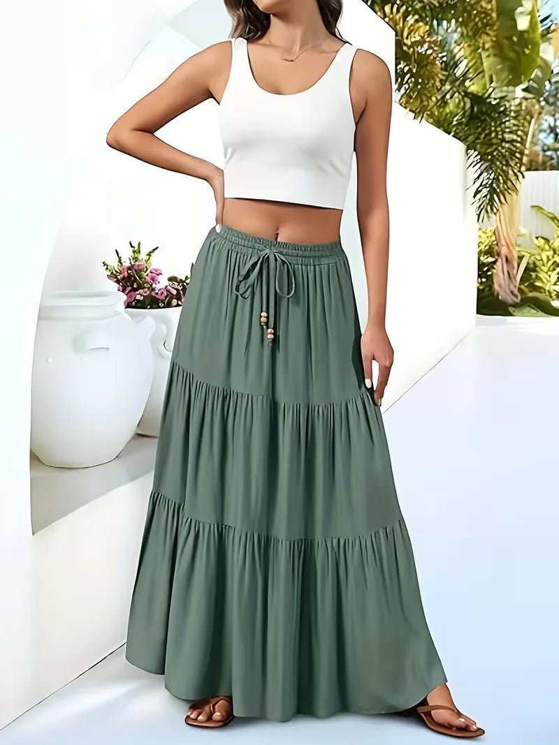 Liora Women's Maxi Skirt – Flowy Design for Effortless Summer Style 8