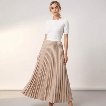 Liora Women's Midi Skirt – Elegant Pleated Design for Versatile Style 6