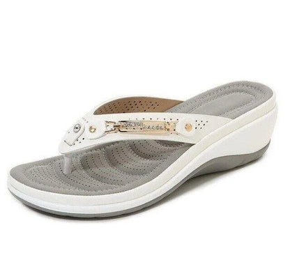 Liora Women's Orthopedic Flip Flops – Stylish Arch Support for Summer Comfort 5