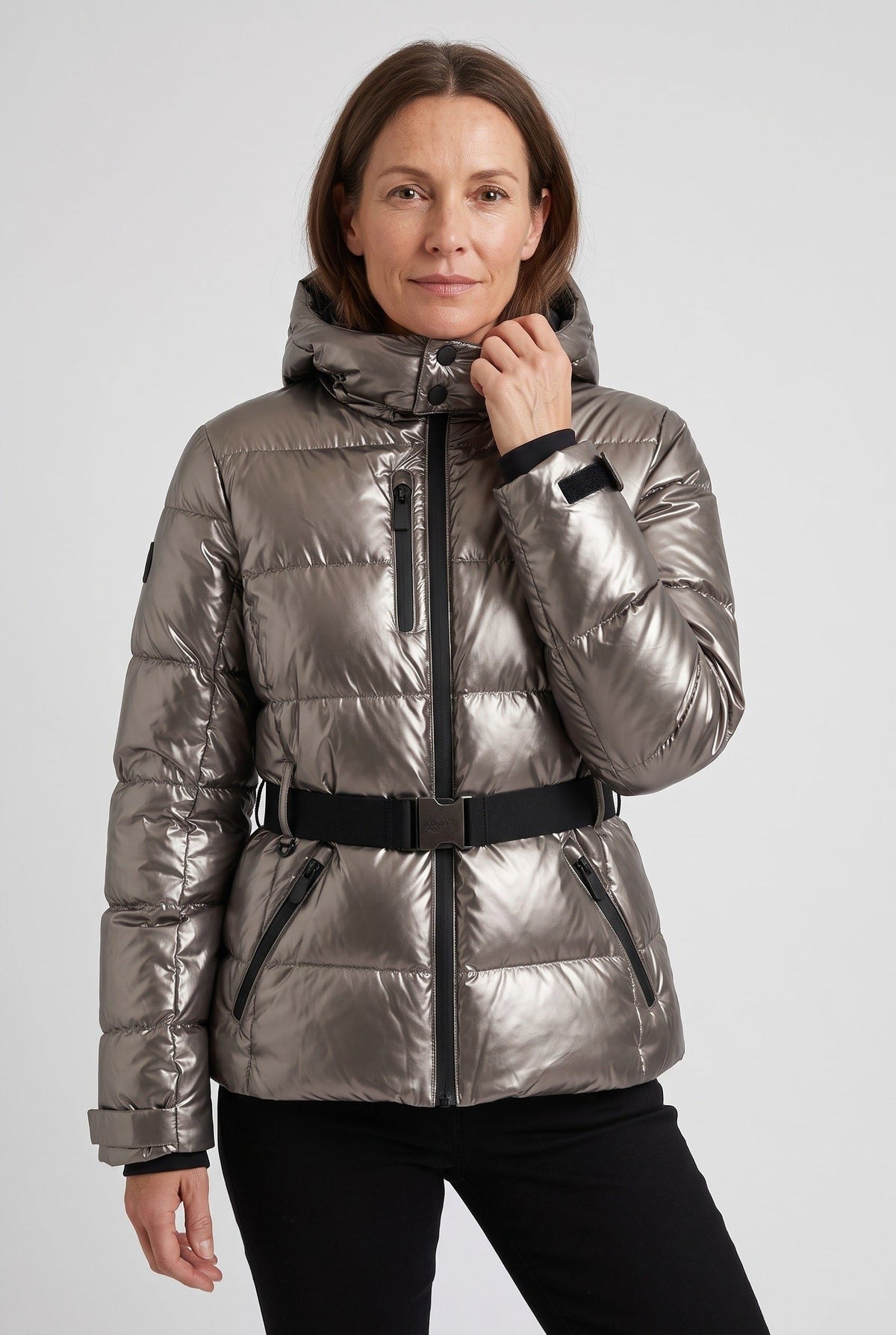 Liora Women's Ski Puffer Jacket – Fitted Design with Removable Belt for Warmth 6
