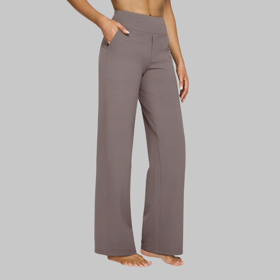 Liora Women's Stretch Trousers – Comfortable Fit Soft Fabric 1