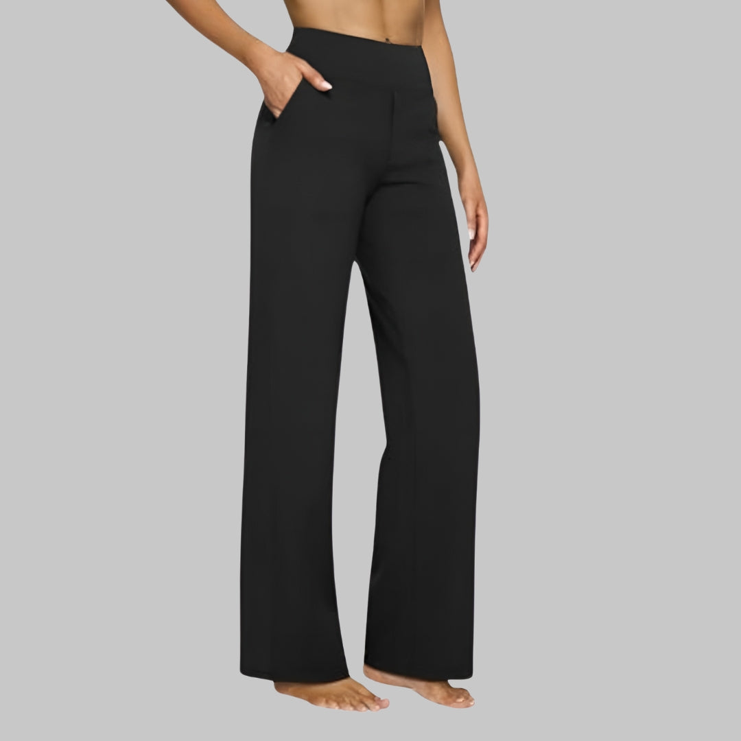 Liora Women's Stretch Trousers – Comfortable Fit Soft Fabric 10