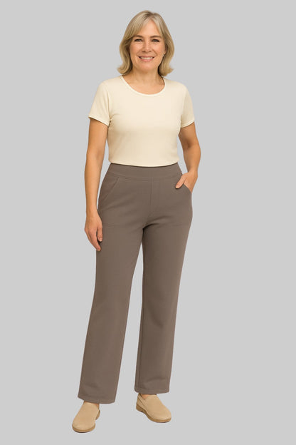 Liora Women's Stretch Trousers – Comfortable Fit Soft Fabric 2