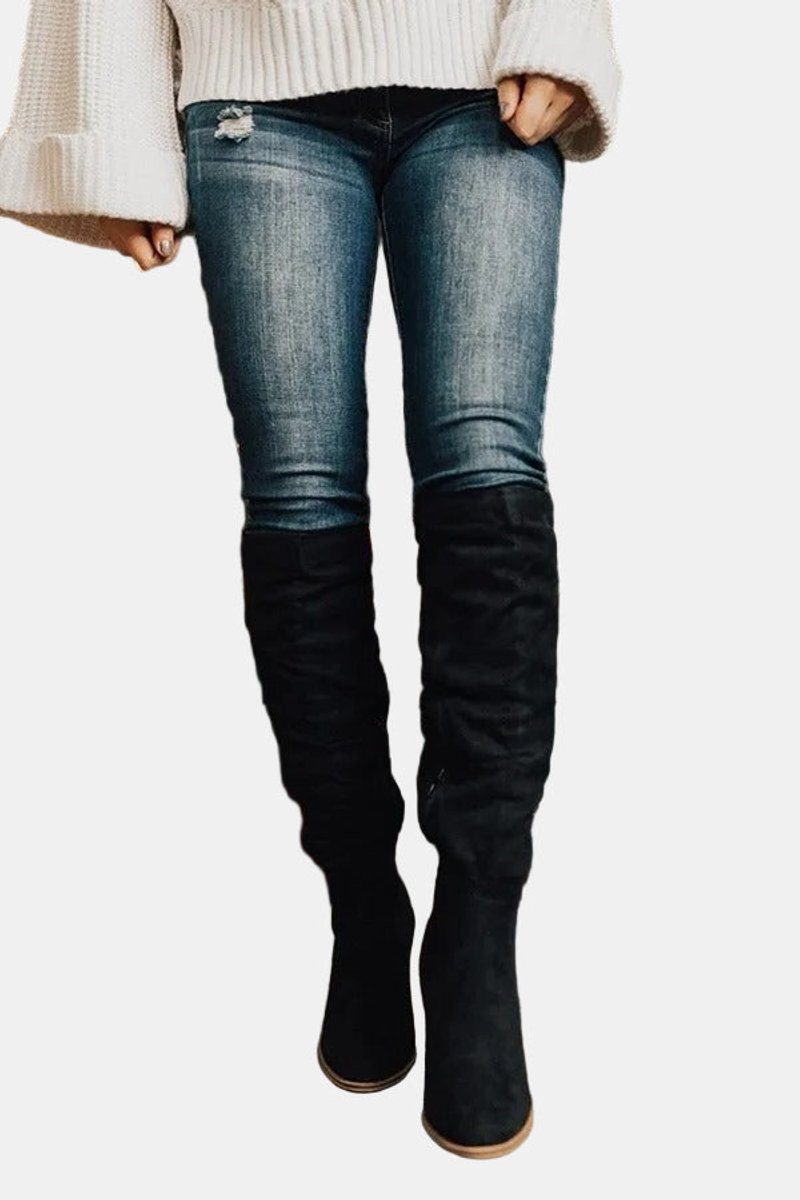Liora Women's Thigh High Boots – Stylish Over-the-Knee Design for All-Day Comfort 3