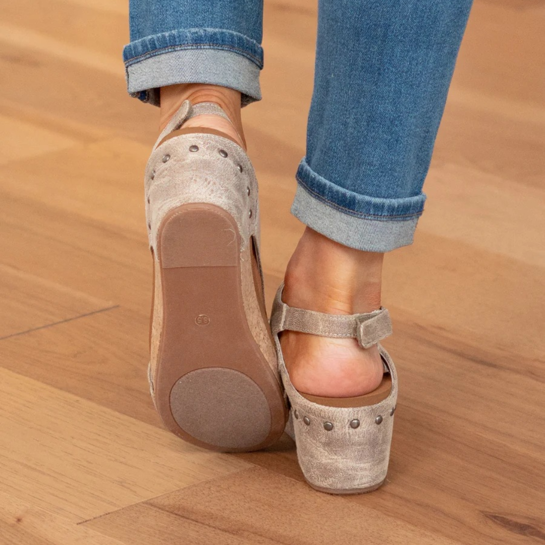 Liora Women's Wedge Sandals – Breathable Suede for All-Day Comfort 2