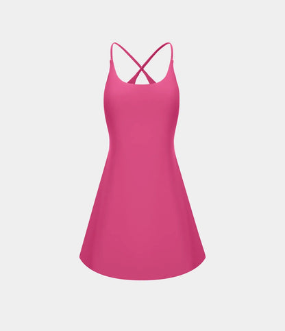 Liora Women's Workout Dress – Flowy 2-in-1 Design for Active Style 4