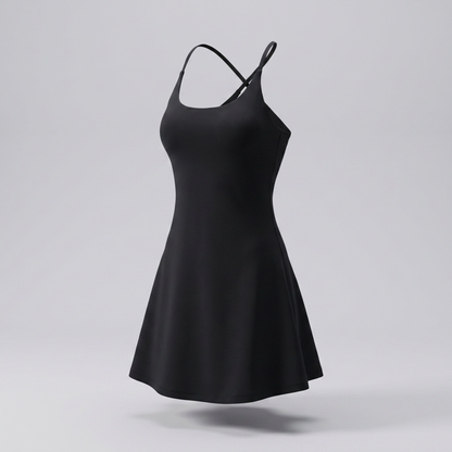Liora Women's Workout Dress – Flowy 2-in-1 Design for Active Style 6
