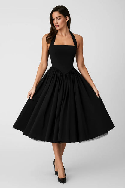 Lumi Damen Midikleid – Eleganter Neckholder für Festliche Anlässe 6