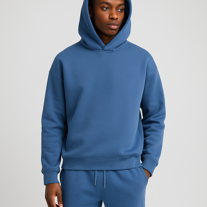 Lumos Herren Zweiteiliges Set – Bequemer Kapuzenpullover und Jogginghose für Entspannte Tage 0