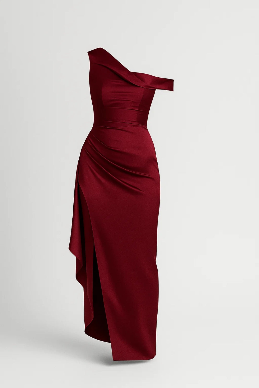Luna Damen Maxikleid – Elegantes Asymmetrisches Design für Festliche Anlässe 1