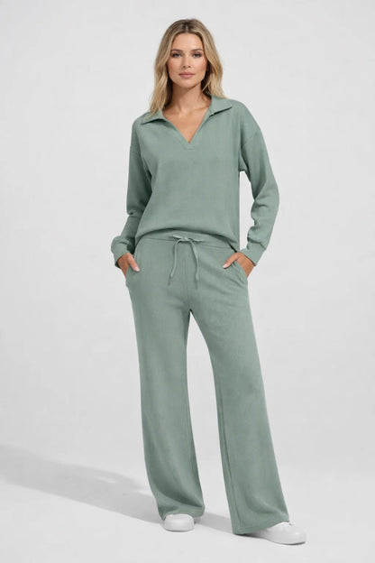 Luna Women's Casual Tracksuit Set – Modern Style for All-Day Comfort 0