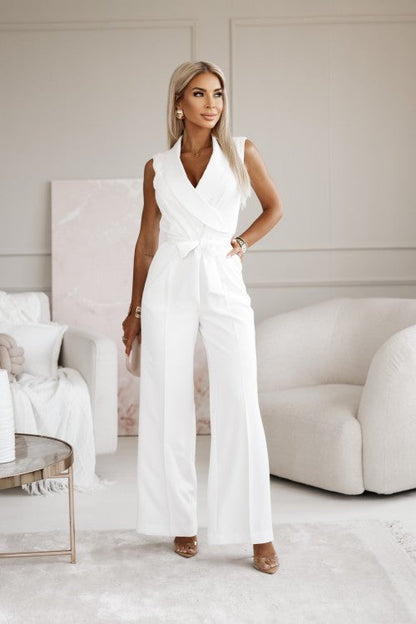 Luna Women's Chic Jumpsuit – Elegant Sleeveless Evening Wear 2