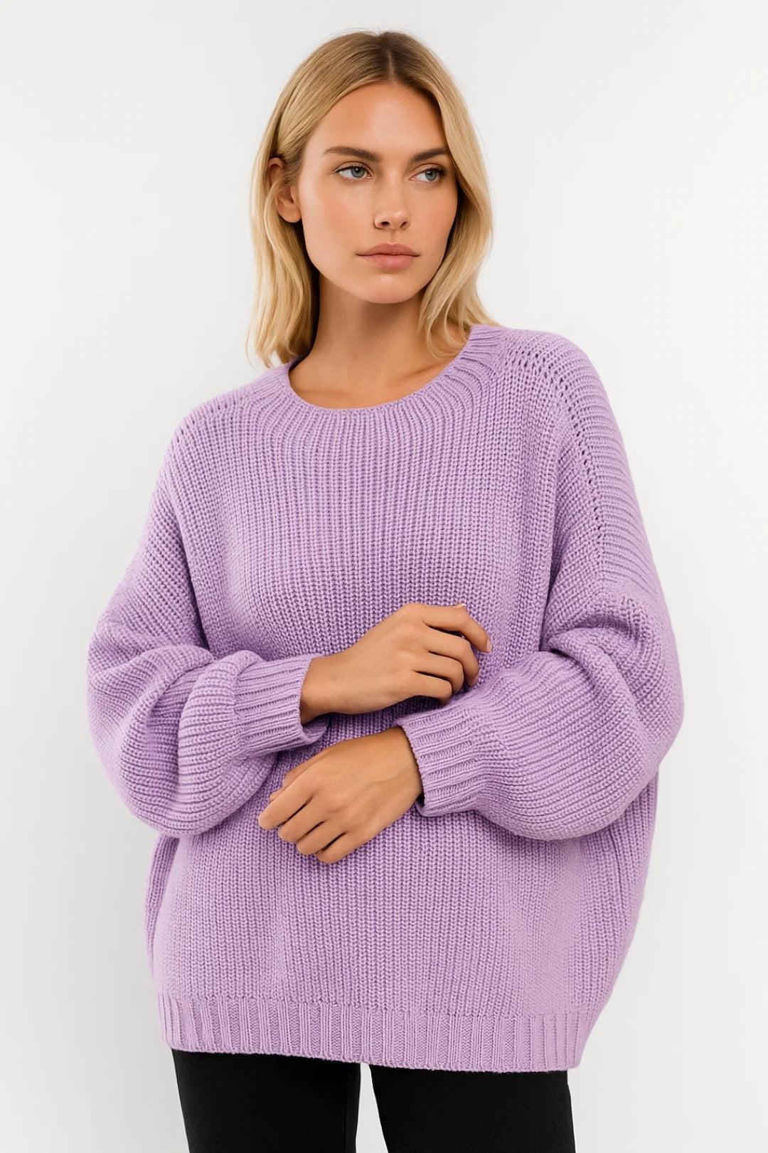 Luna Women's Cozy Knit Sweater – Soft Comfort for Chilly Days 3