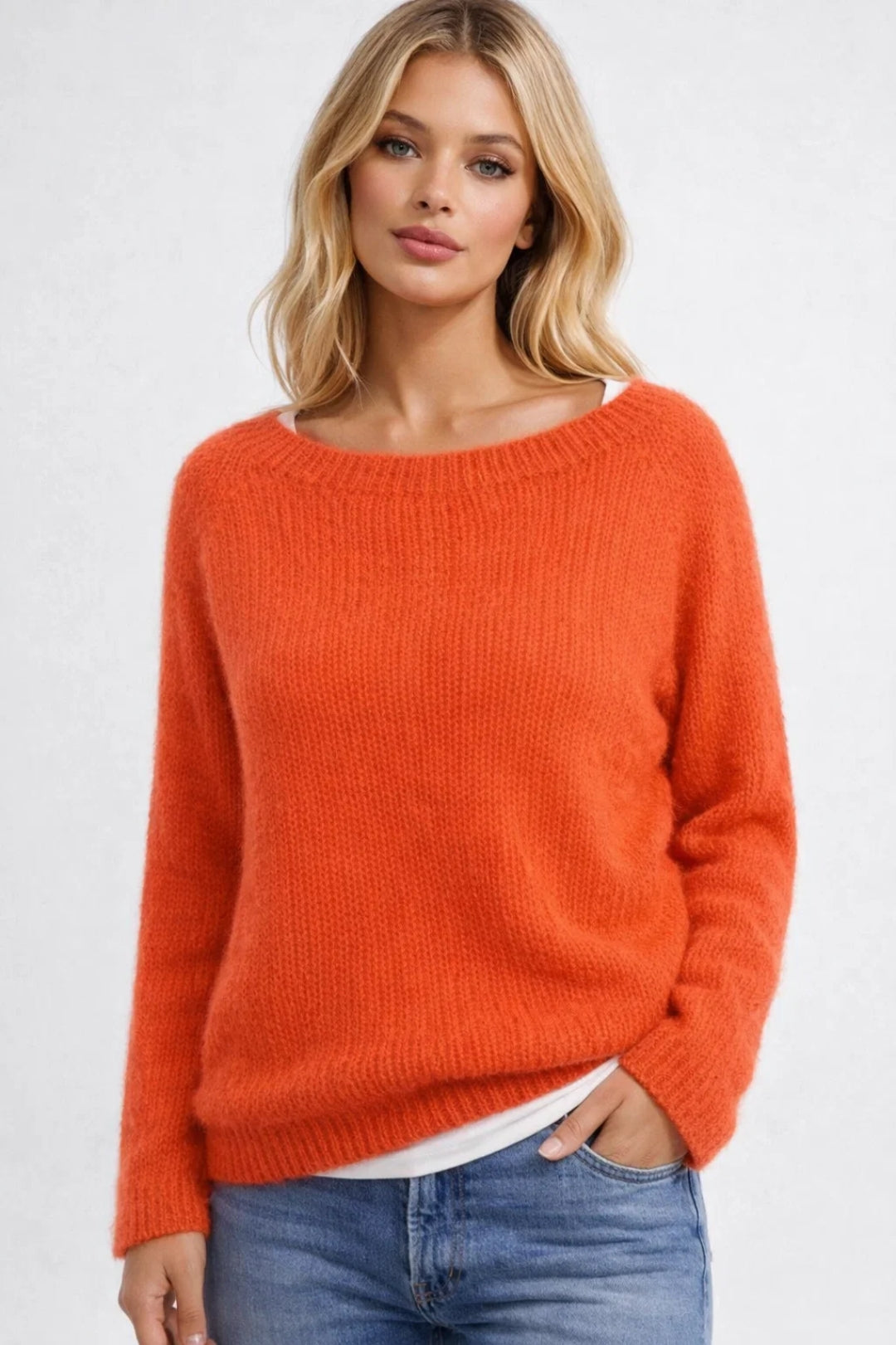 Luna Women's Cozy Knit Sweater – Soft Comfort for Everyday Style 4