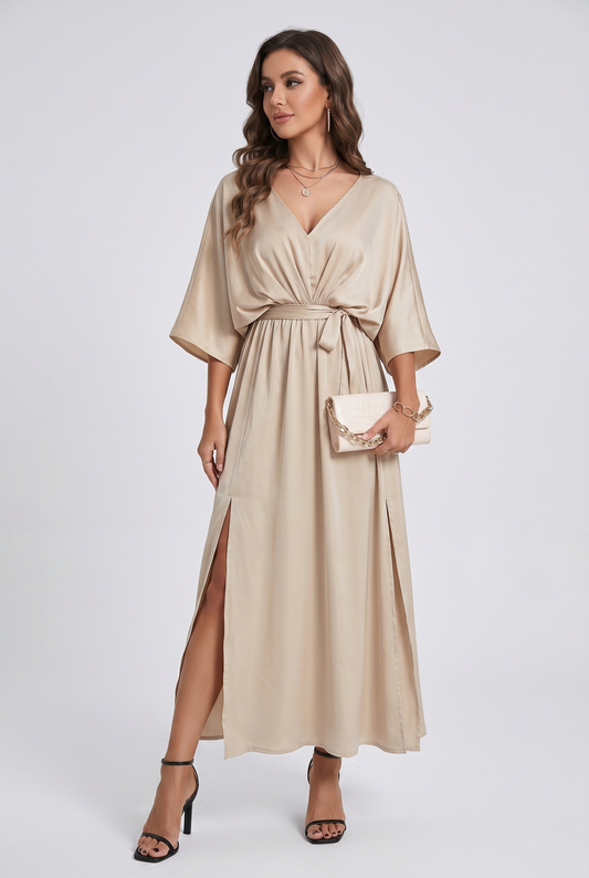 Luna Women's Elegant Maxi Dress – Lightweight Comfort for Summer Events 1