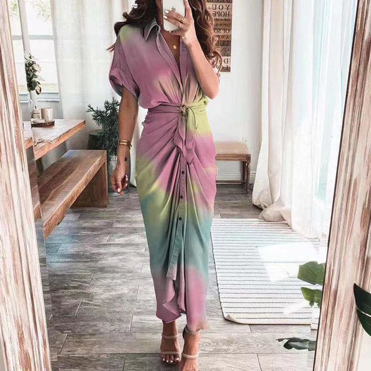 Luna Women's Elegant Satin Dress – Charming Midi Style for Summer Events 8