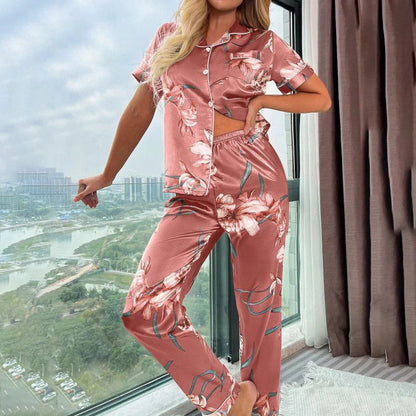 Luna Women's Satin Pajama Set – Elegant Comfort for Every Occasion 3