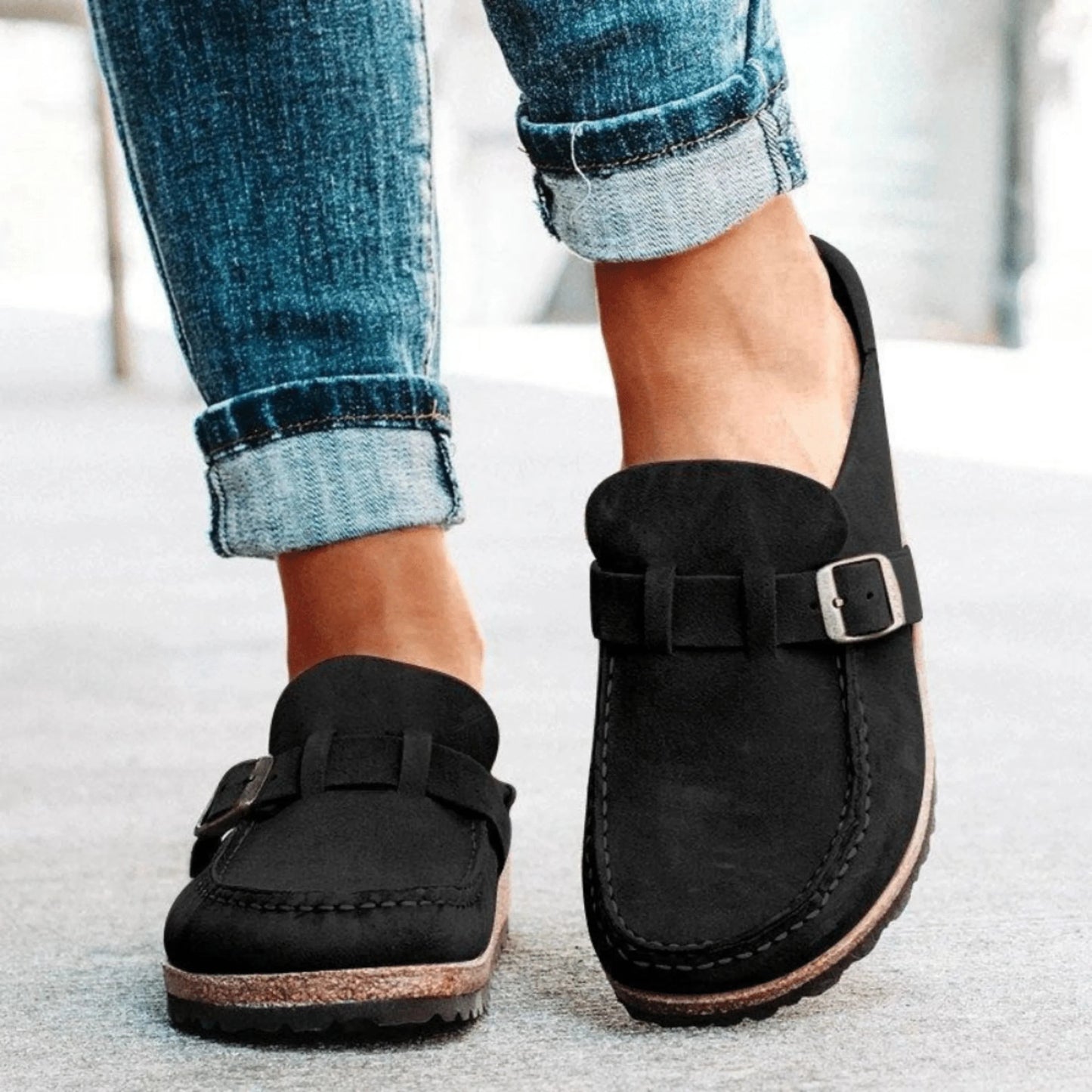 Lunara Women's Clogs – Ergonomic Cork Sole for Everyday Comfort 0