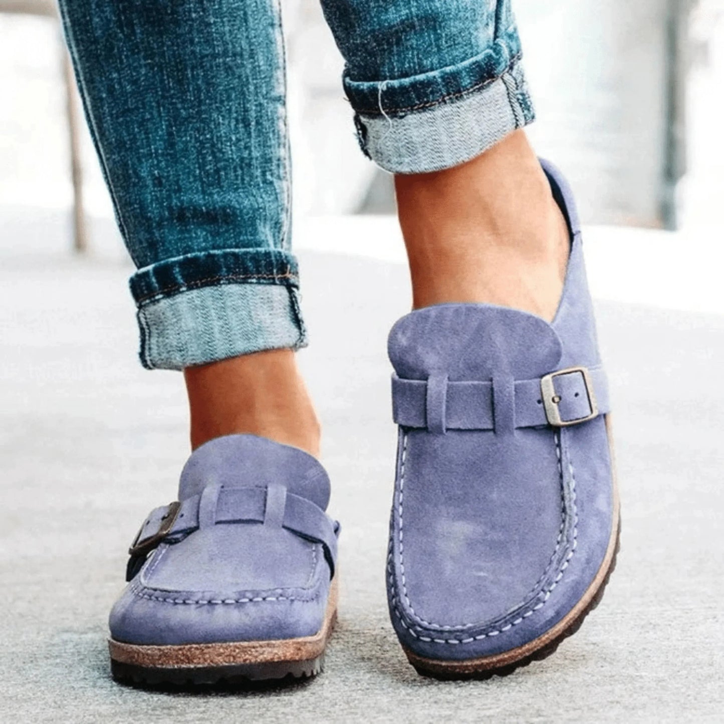 Lunara Women's Clogs – Ergonomic Cork Sole for Everyday Comfort 2