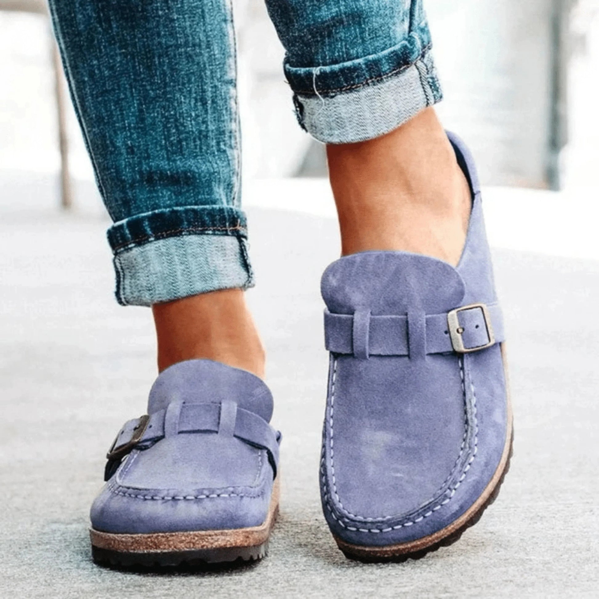 Lunara Women's Clogs – Ergonomic Cork Sole for Everyday Comfort 2