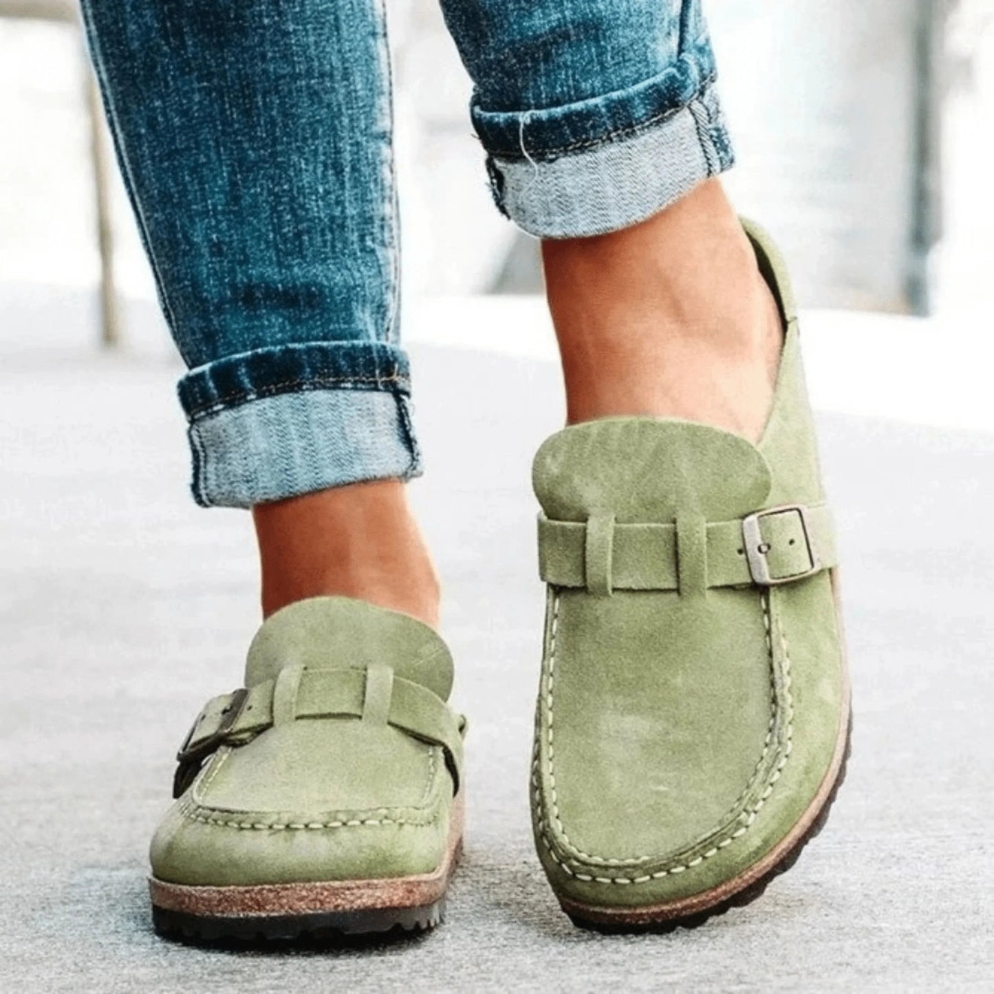 Lunara Women's Clogs – Ergonomic Cork Sole for Everyday Comfort 6