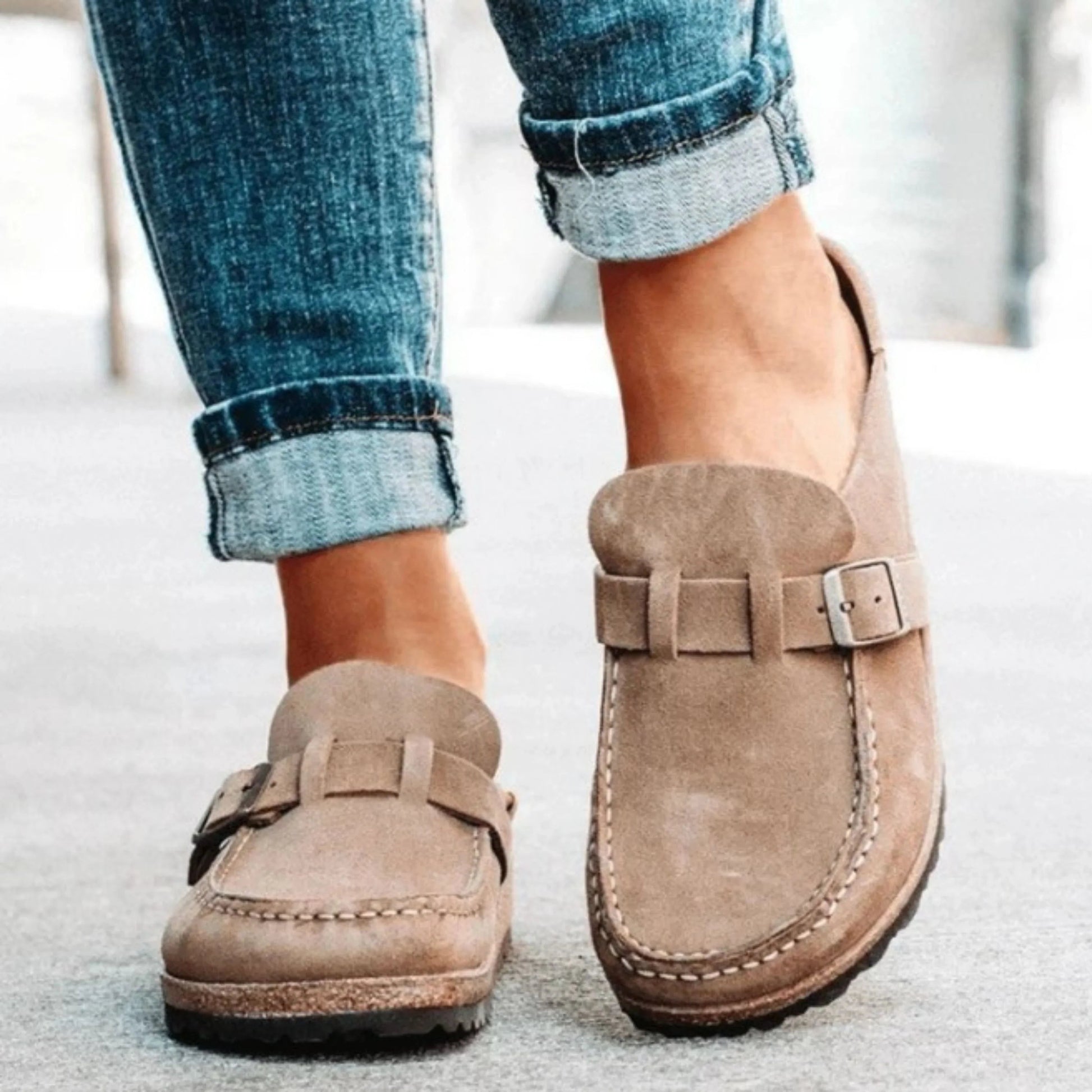 Lunara Women's Clogs – Ergonomic Cork Sole for Everyday Comfort 8