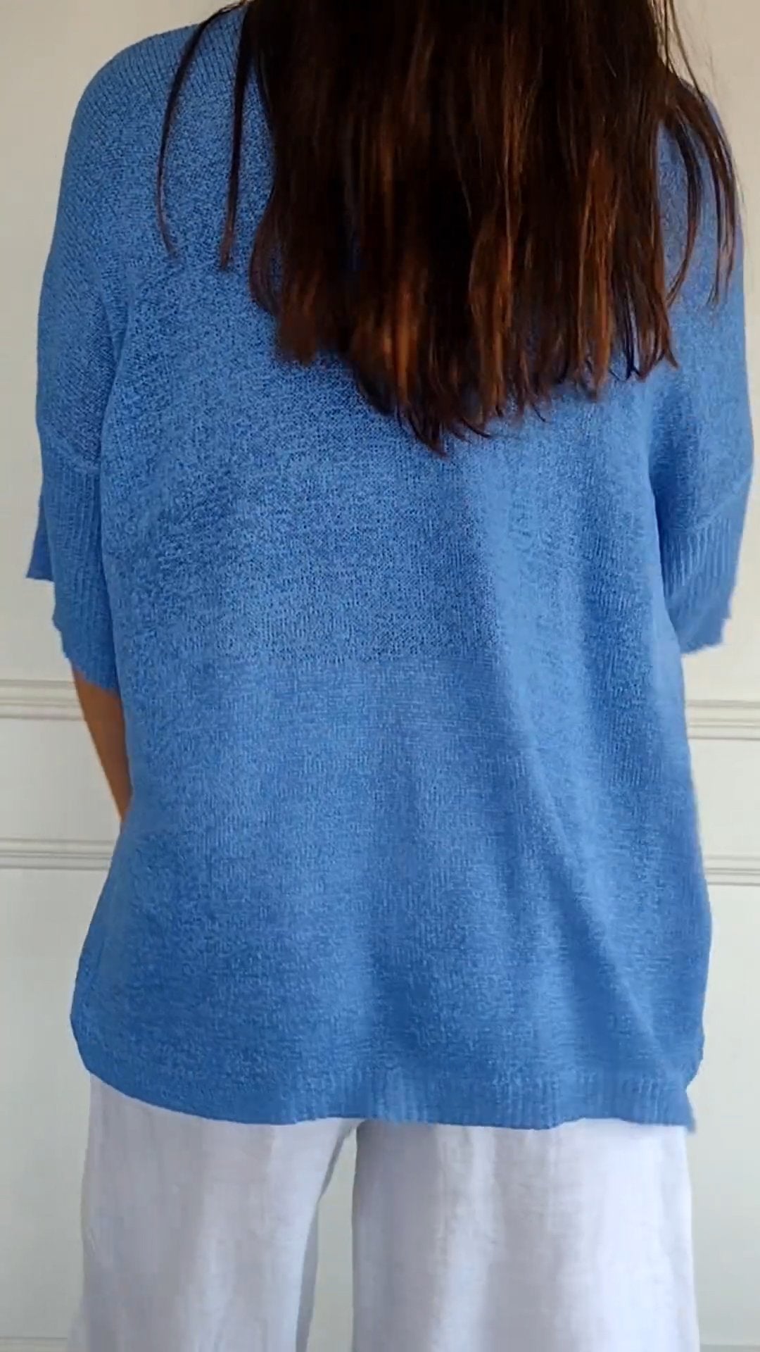Lunara Women's Knit Top – Breathable V-Neck for Versatile Style 4
