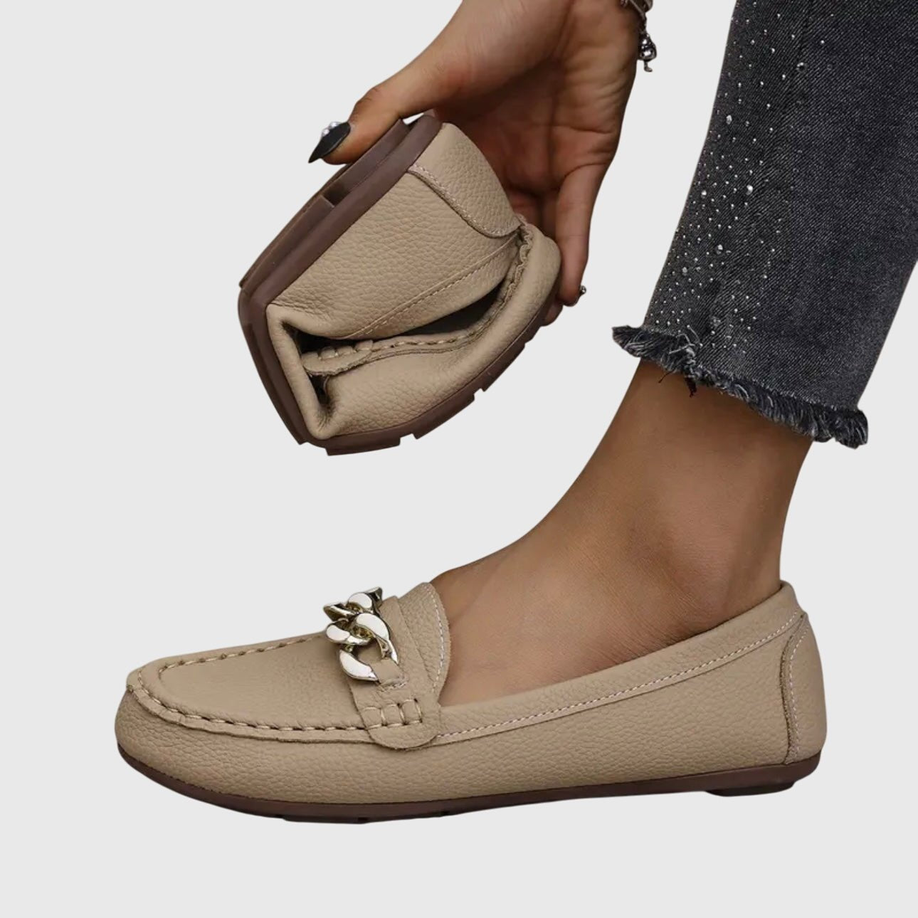 Lunara Women's Moccasin Shoes – Ergonomic Comfort For Daily Wear 4