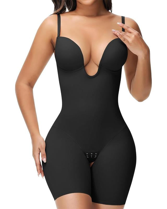 Lunara Women's Strapless Backless Shapewear Bodysuit – Deep U Neckline for Seamless Contouring 0