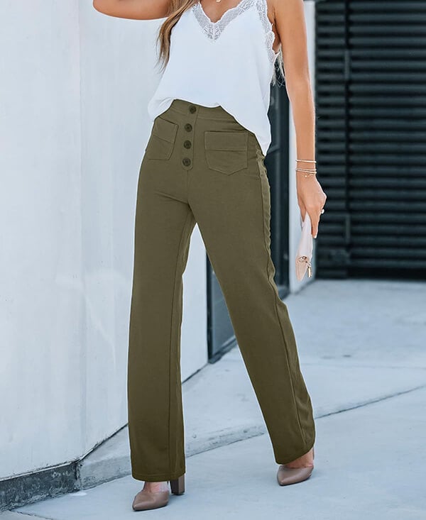 Lunaro Elastic Casual Pants – Stretchy Comfort and Stylish Support 13