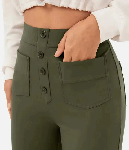 Lunaro Elastic Casual Pants – Stretchy Comfort and Stylish Support 8