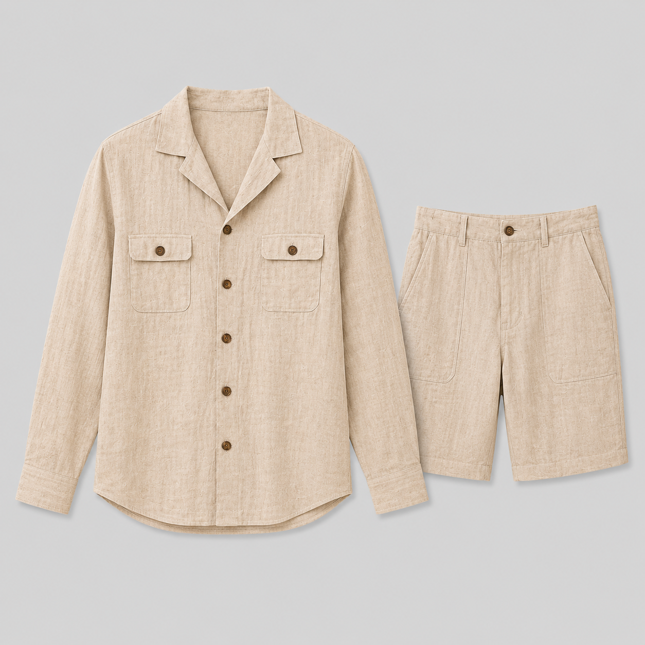 Lunelle Men's Linen Set – Lightweight Comfort for Summer Outings 1
