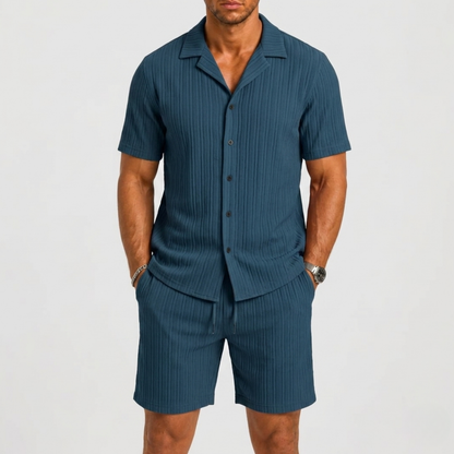Lunelle Men's Linen Summer Set – Lightweight Breathable Comfort 3