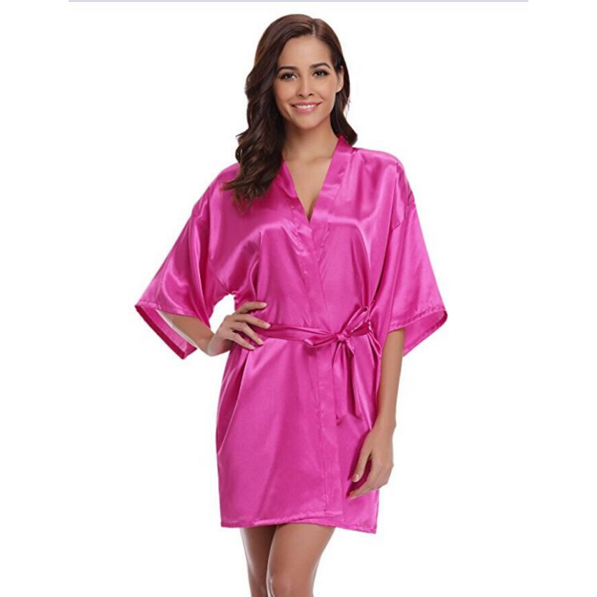 Luxe Women's Dressing Gown – Soft Satin for Elegant Lounging 6