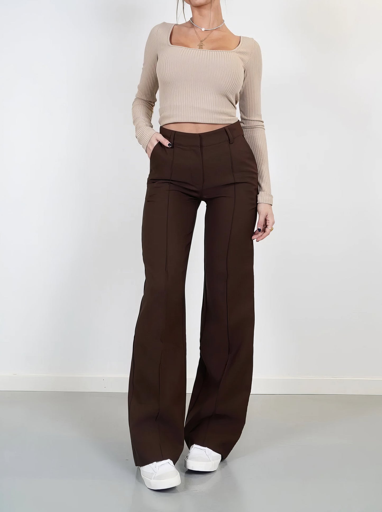 Luxe Women's Wide Leg Pants – Chic Comfort for Any Occasion 6