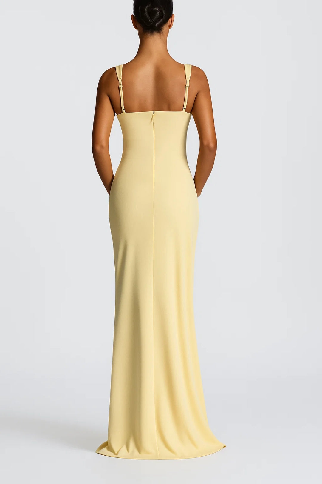Lyra Women's Elegant Evening Dress – Chic Maxi with Slit for Formal Events 3