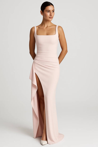 Lyra Women's Elegant Evening Dress – Chic Maxi with Slit for Formal Events 5