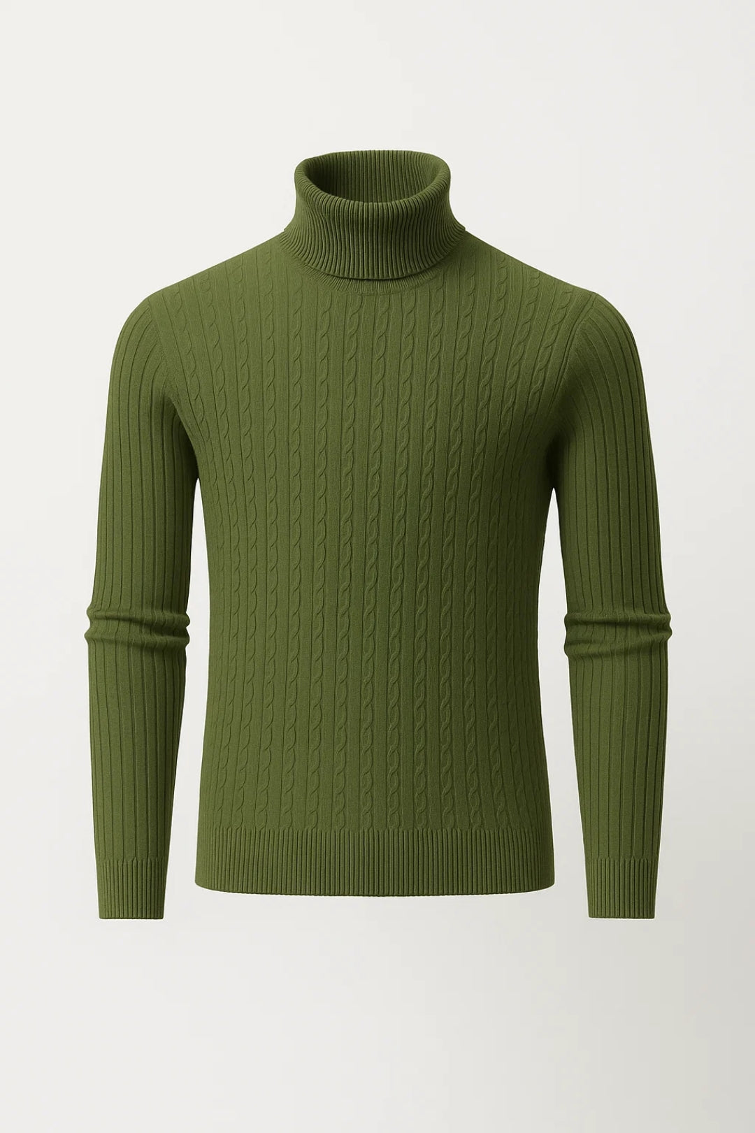 Mexo Herren Rollkragenpullover – Eleganter Zopfstrick für Kalte Tage 1