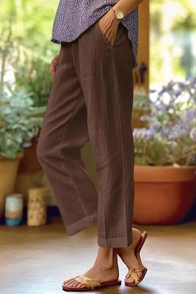 Mina Women's Trousers – Airy Lightness for Effortless Style 1