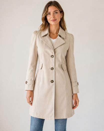 Miora Women's Tailored Trench Coat – Lightweight Elegance for Every Occasion 0