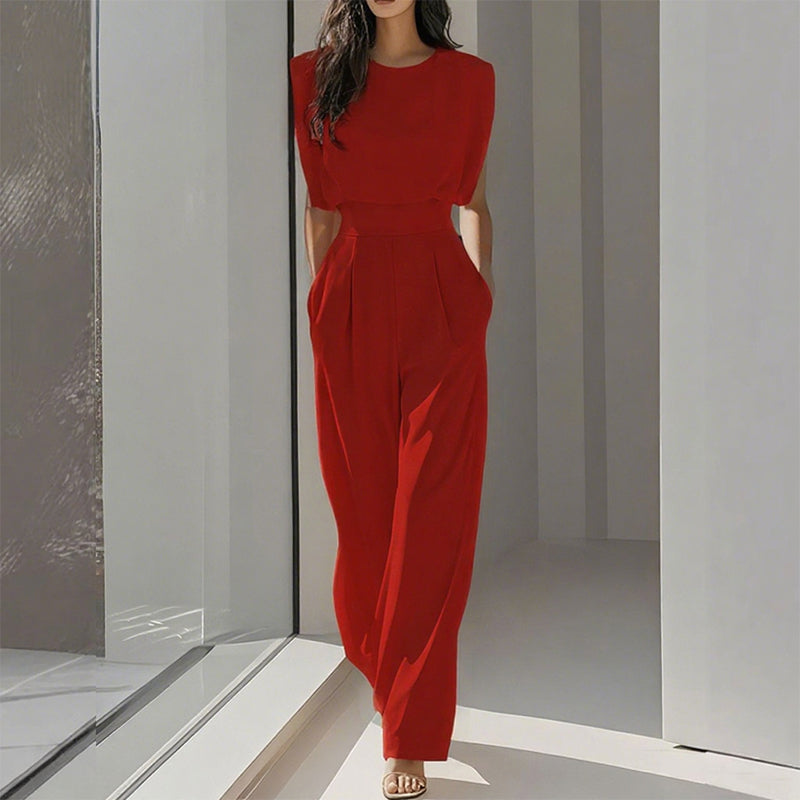 Mira Women's Wide-Legged Jumpsuit – Chic Comfort for Any Occasion 4