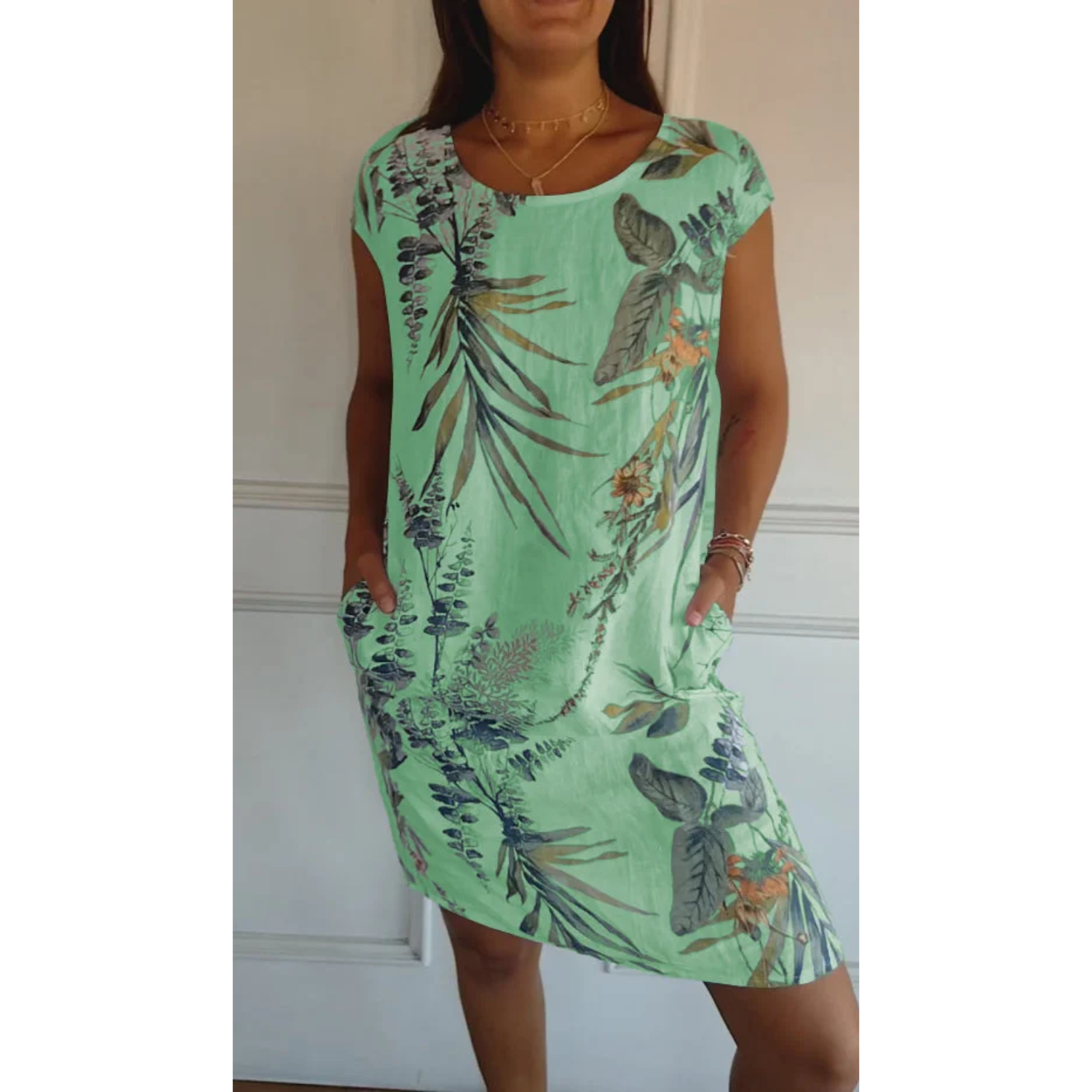 Mona Women's Summer Dress – Floral Pattern for Casual Outings 0